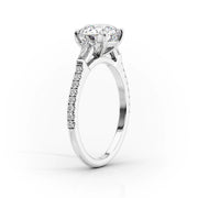 Classic Double 4 Claw Prong Solitaire